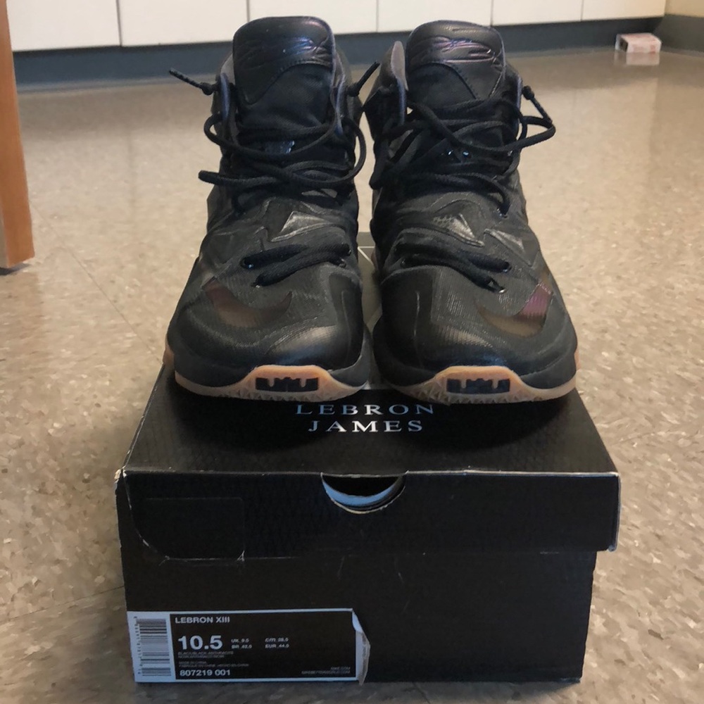 Men’s Nike Lebron 13 (XIII) Black Lion Size 10.5